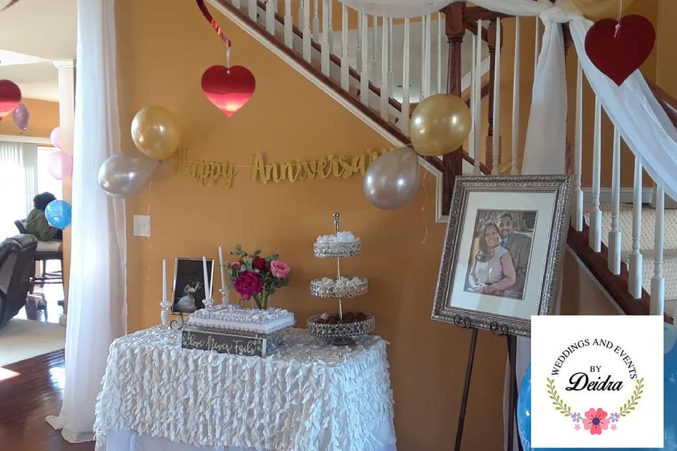 Home Anniversay Decor