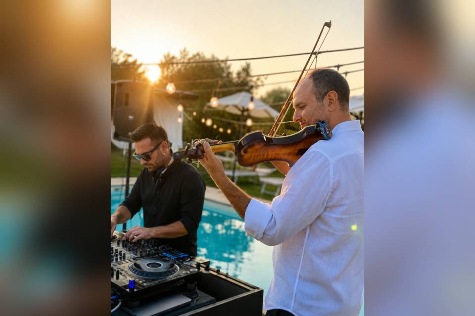 Electric Violin and Dj