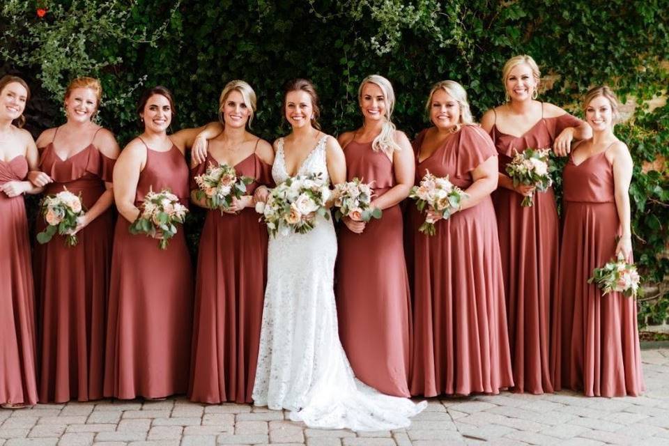 Belle-Row Bridal Party