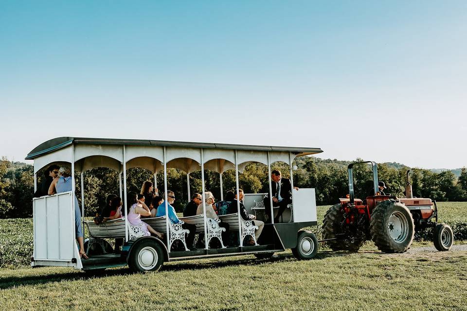 Tractor + Trolley Shuttle