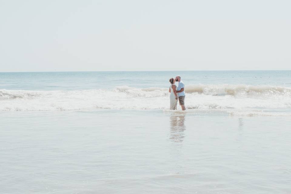 In the ocean after 