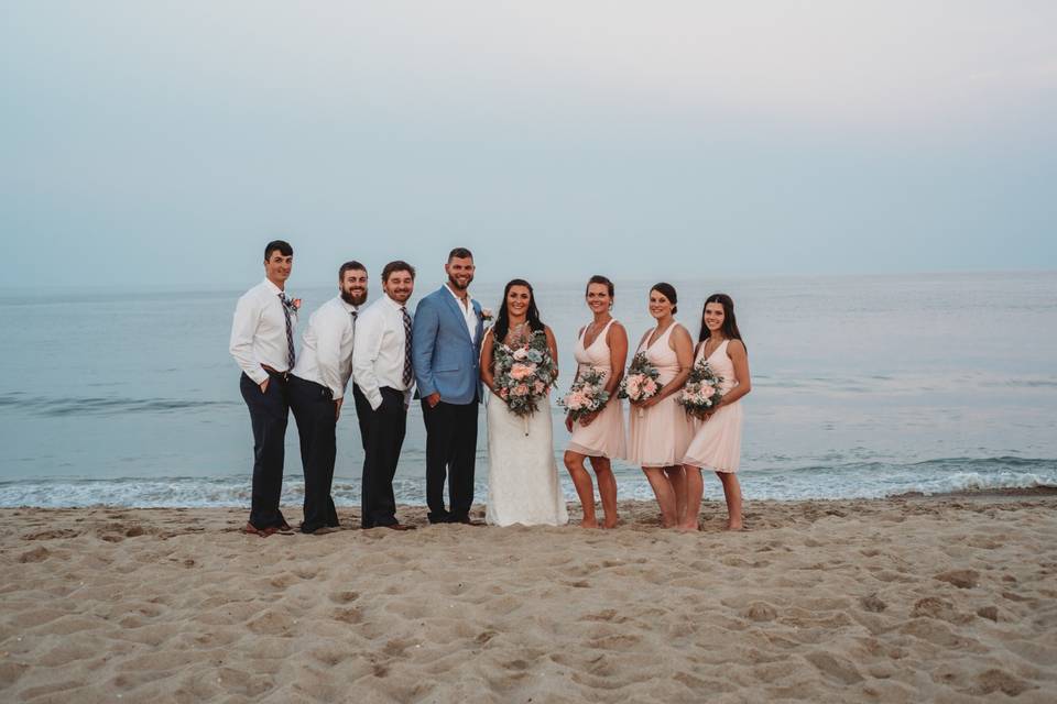 Lovely wedding party
