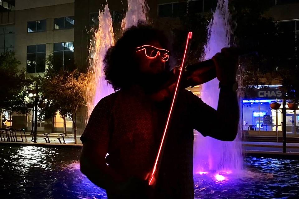 Violin light show