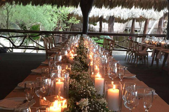 Reception table setup