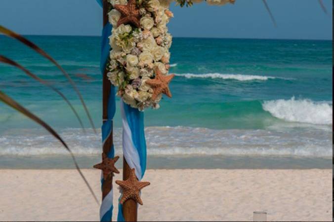 Altar floral decor