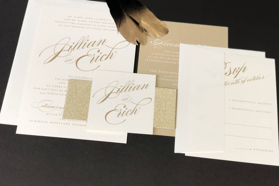 Beige Invitation