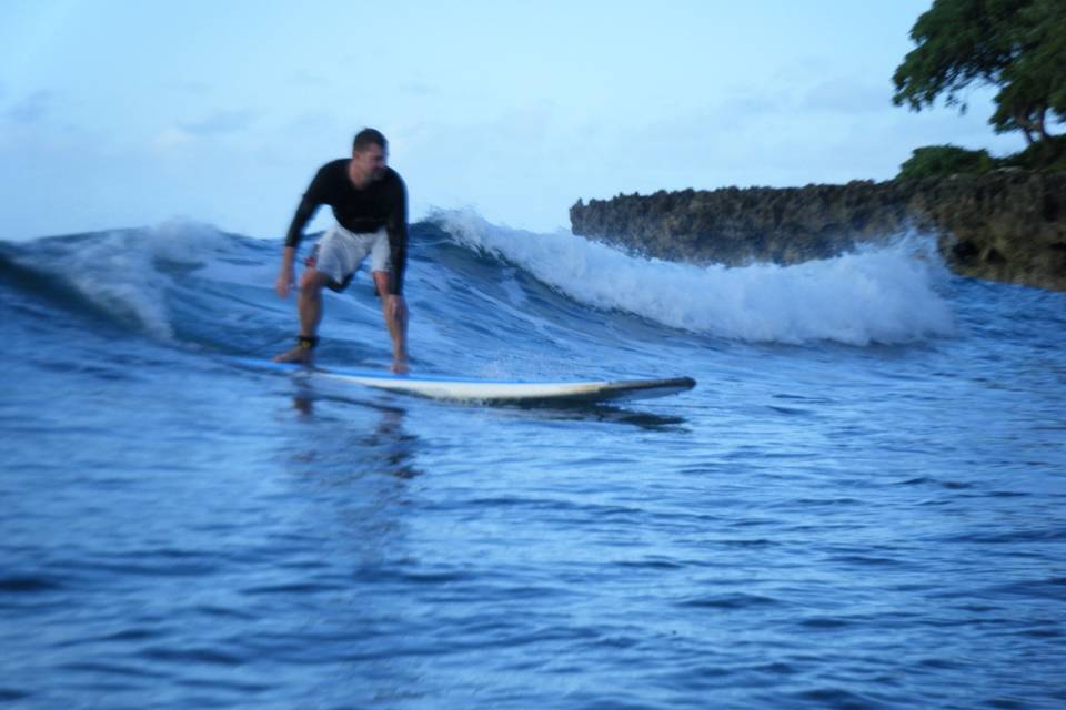 Catching some waves in Ohau