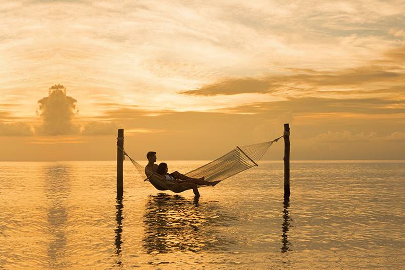 Tub for two in Tahiti