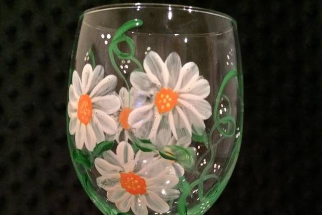 Spring Wedding Glass