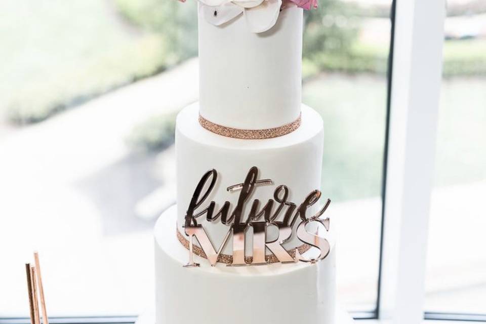 Bridal shower cake