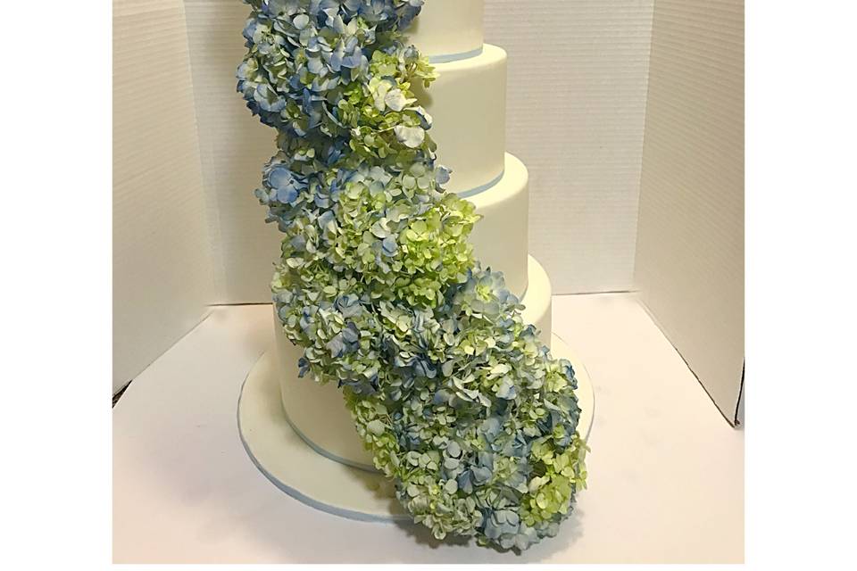 Hydrangea cake