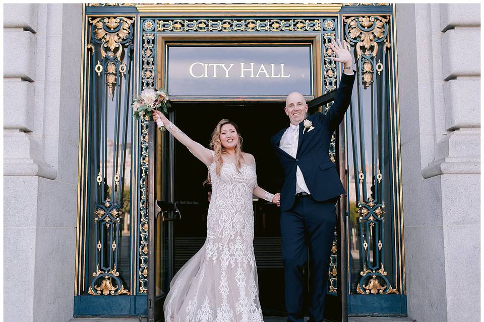 SF City Hall Wedding