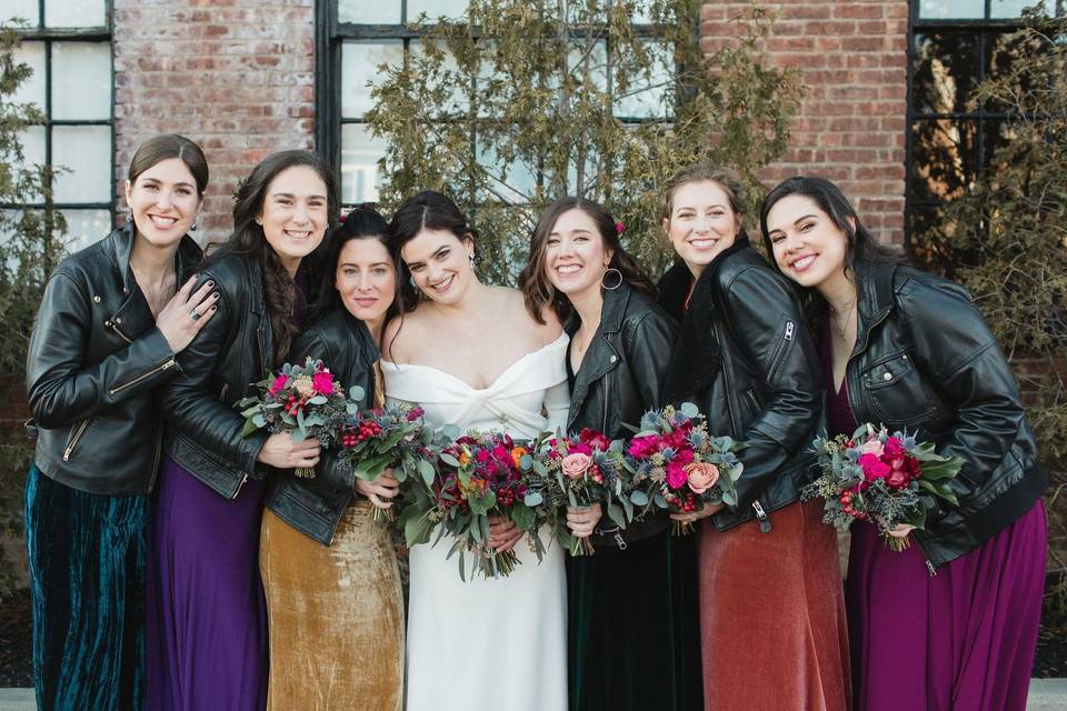 Miss-matched Bridesmaids