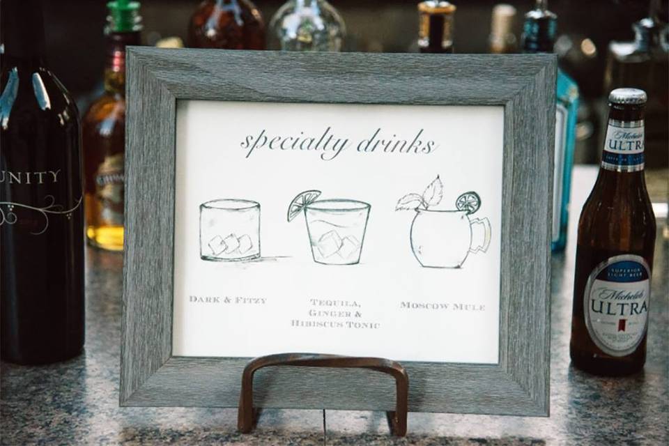 Custom Beverage Signage