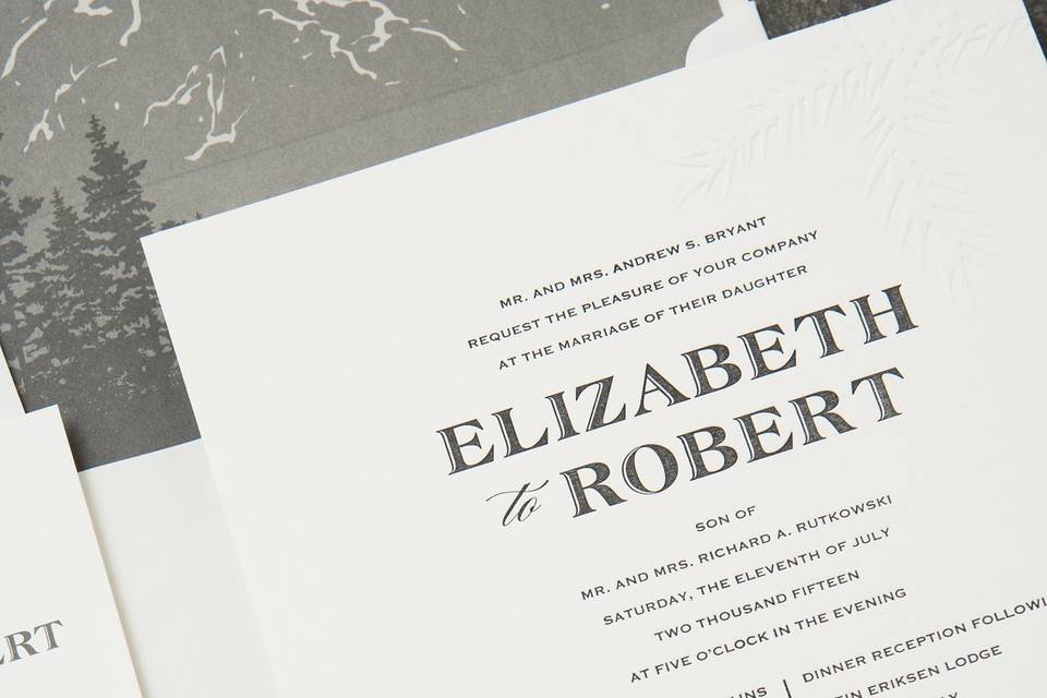 Letterpress & Blind Embossing