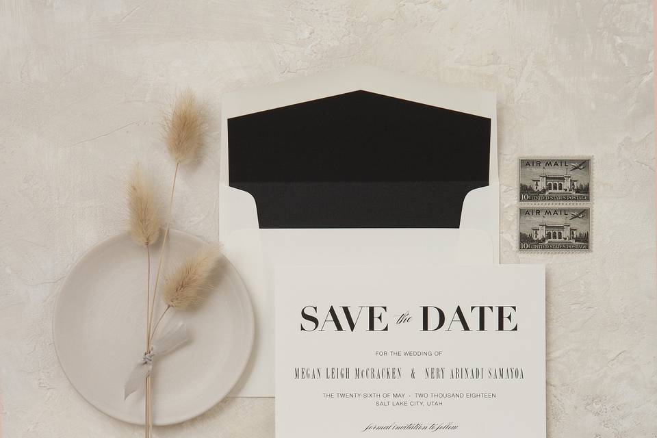 Custom Save The Date