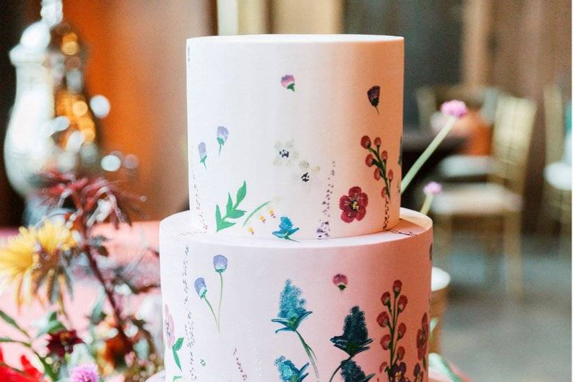 Hand Painted Cake