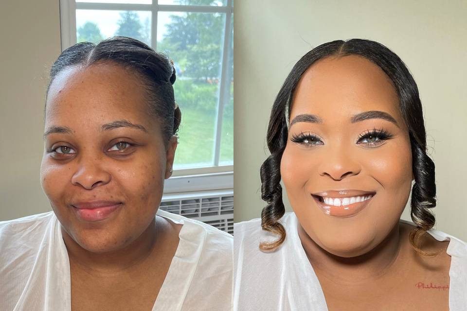 Before & After Bride