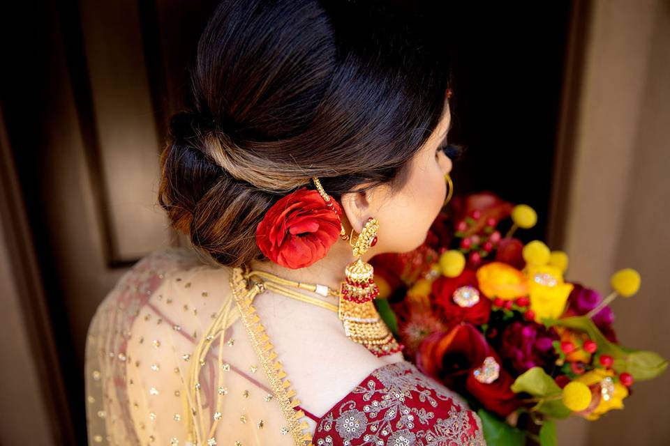 Indian bridal bouquet