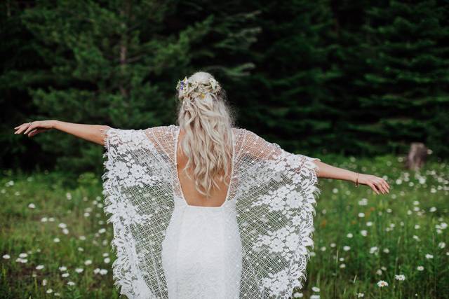 Boho wedding gown - Shana Bailey Photography