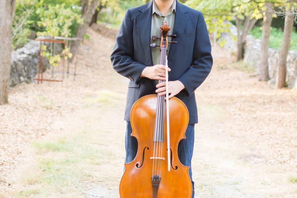 Cellist photoshoot