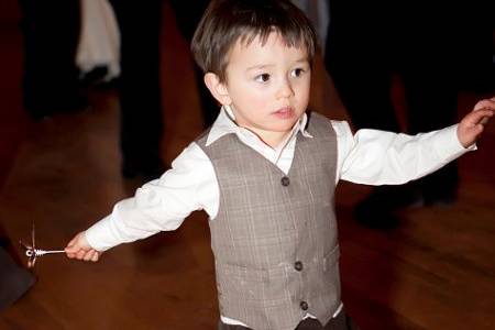 Little boy dancing