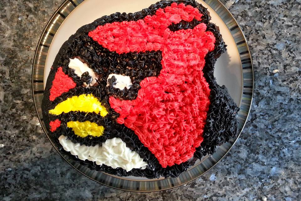 Angry Birds cake (Buttercream)