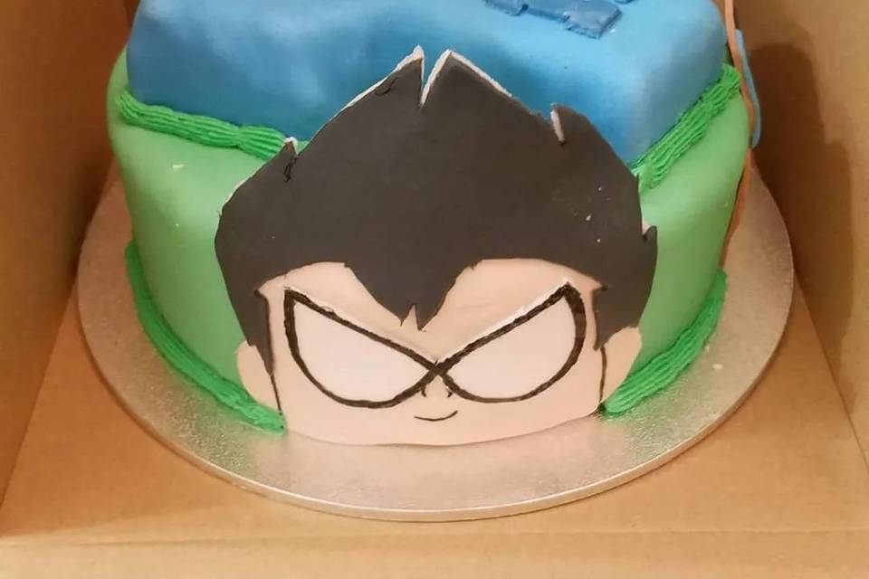 Teen Titans Birthday cake