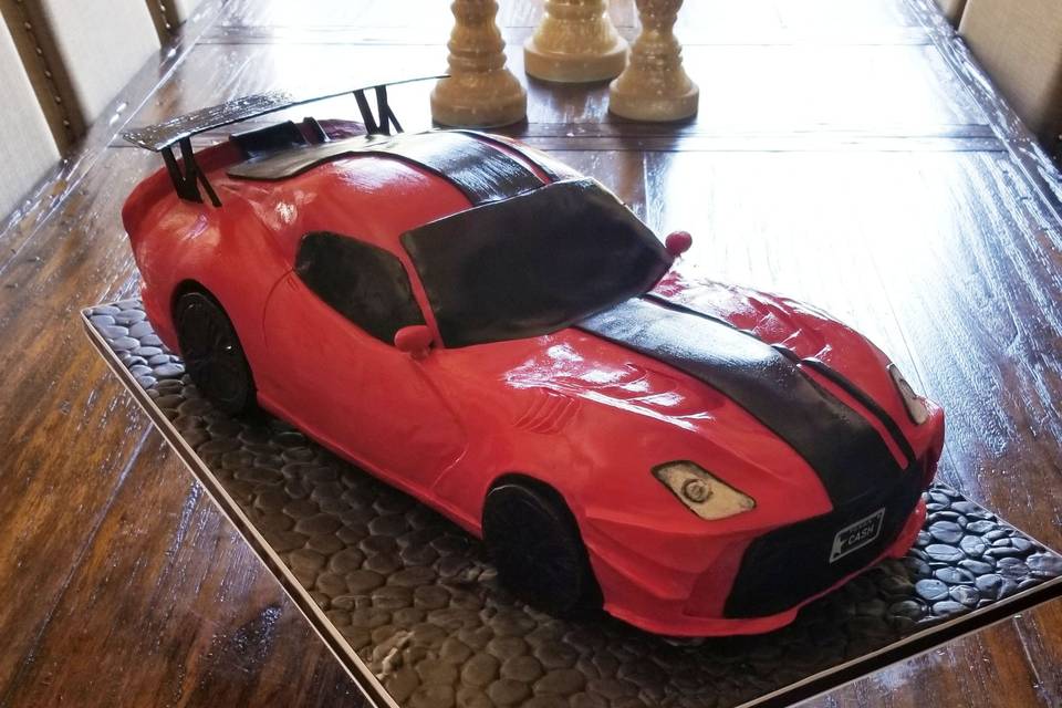 Dodge viper groom's cake