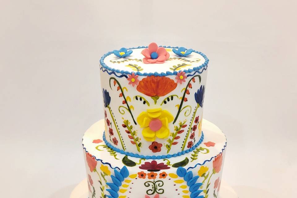 Mexican Fiesta Themed Cake