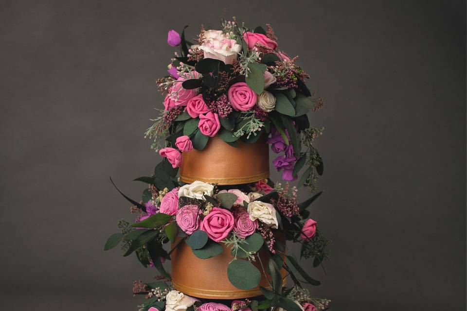 Hanging Floral Cake