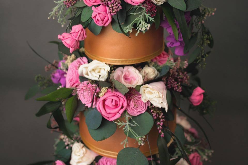 Hanging Floral Cake