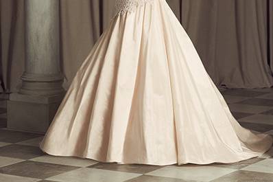 Creamy wedding dresses