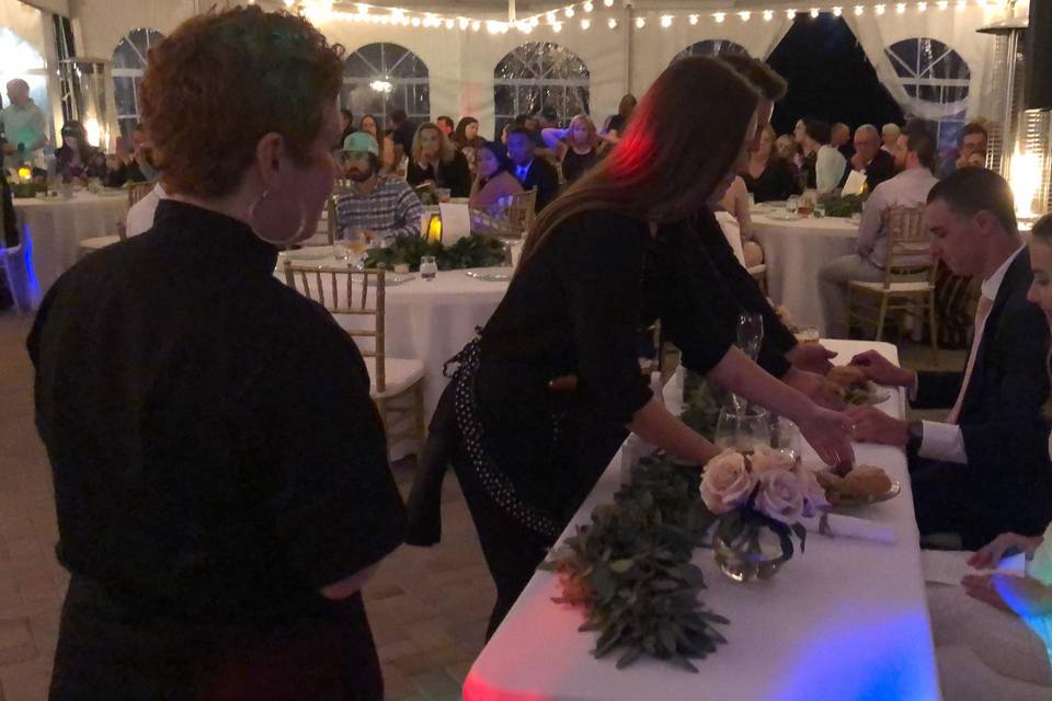 Serving the Newlyweds