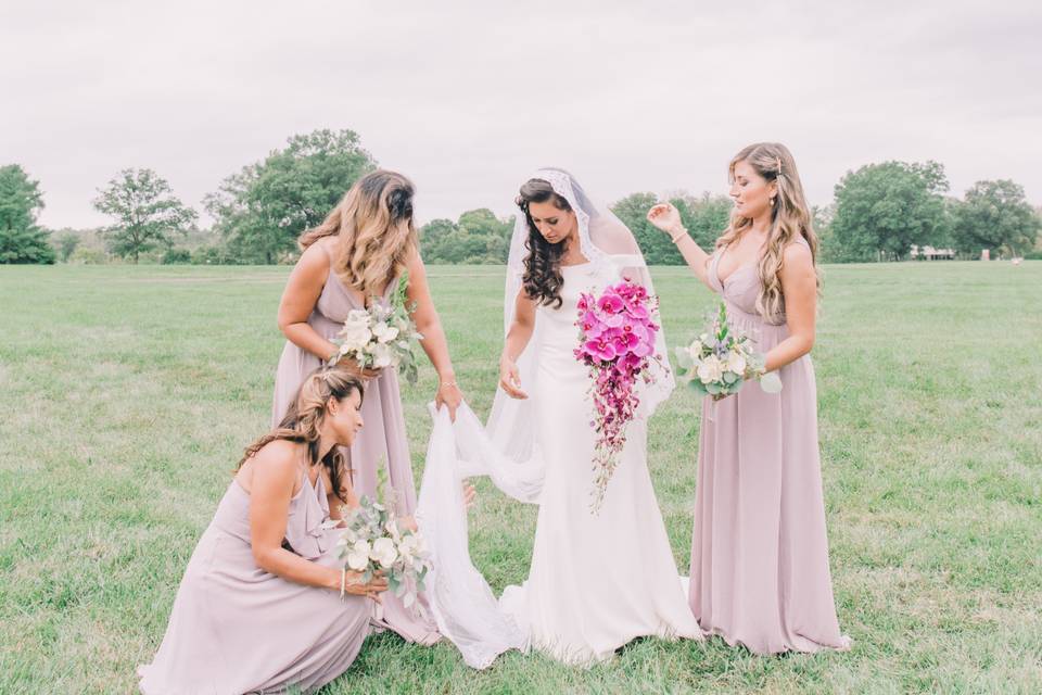 Bride and Her Ladies