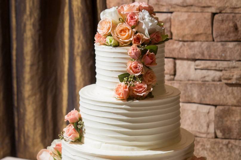 Wedding cake display