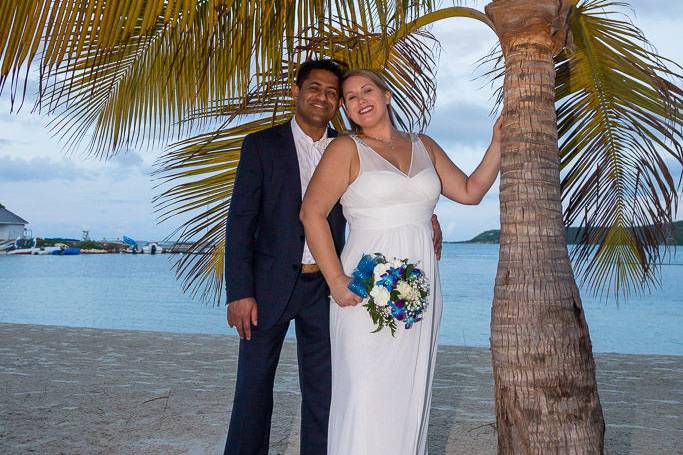 Antigua wedding photo