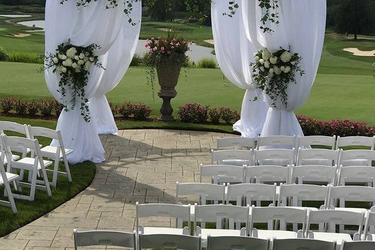 Ceremony setup