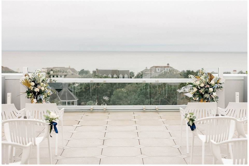 Rooftop Ceremony View