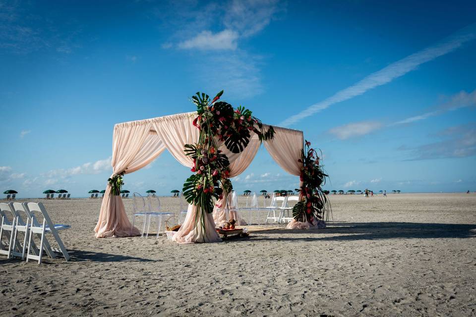 Ceremony on Beach