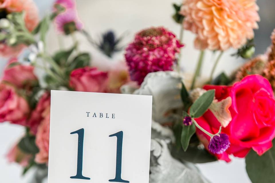 Escort Card Table