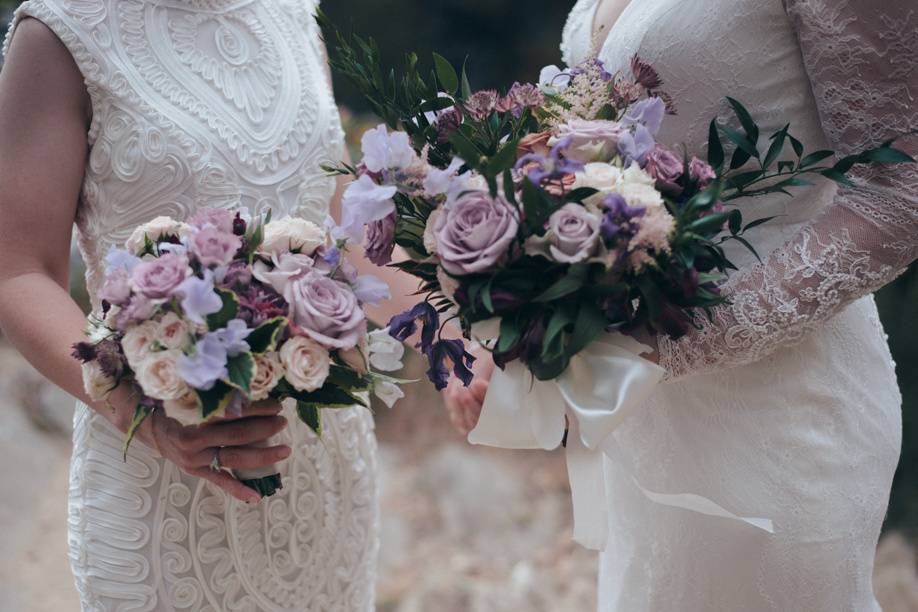 Close up of bouquets