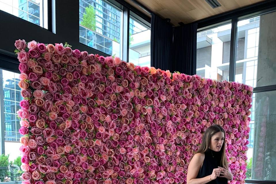 Bride Flower Wall