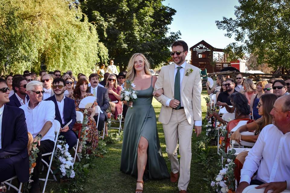 Walk down the aisle