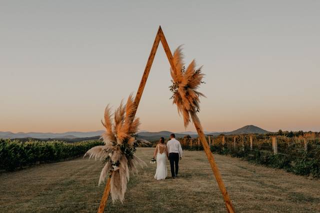 Private sunset vow reading