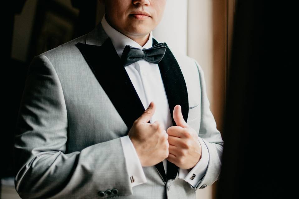 Groom portrait