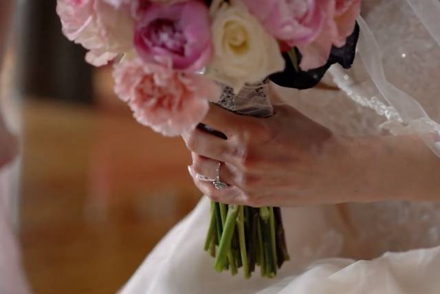 Close-up of the ring