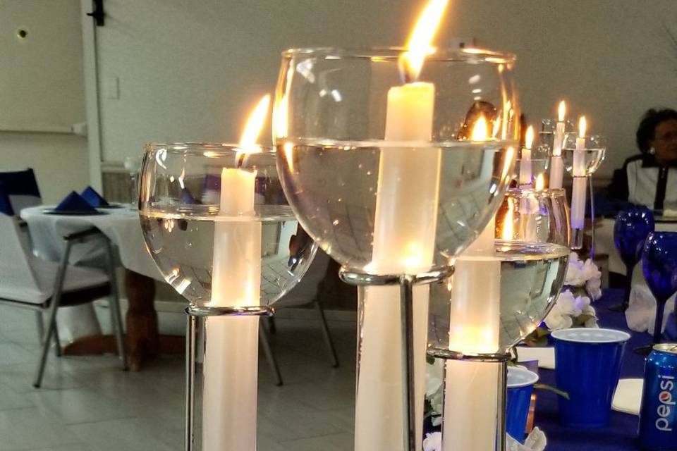 Candle centerpiece