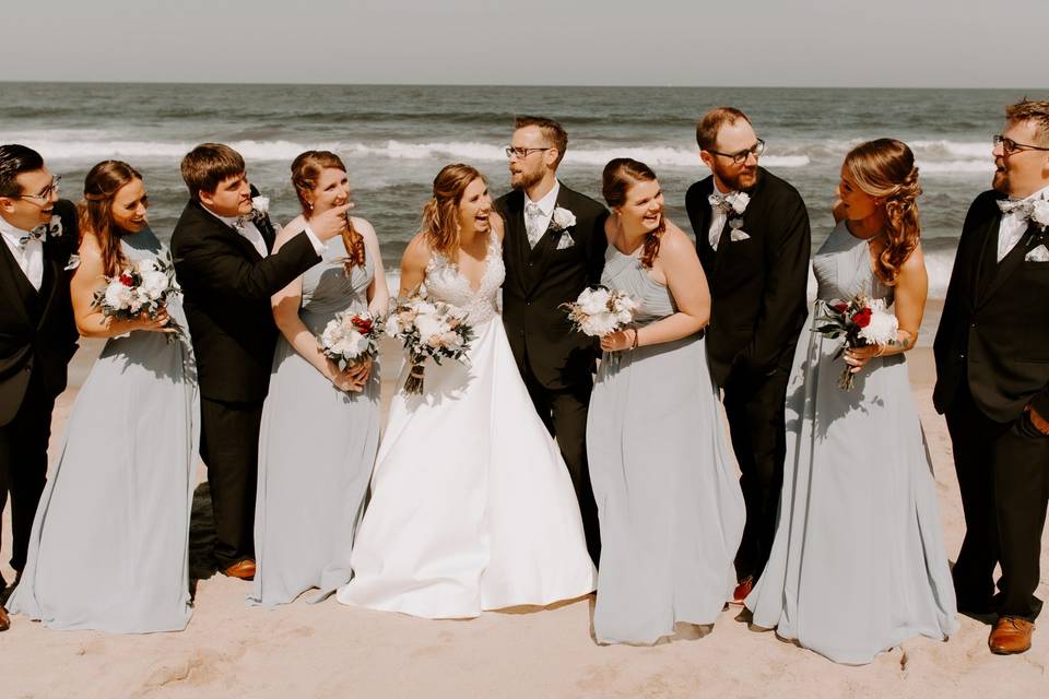 Pre-Ceremony Beach Photos