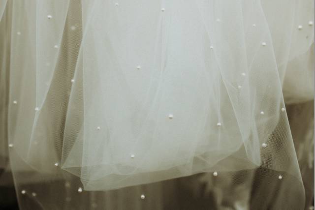 Pearl Embellished Veils